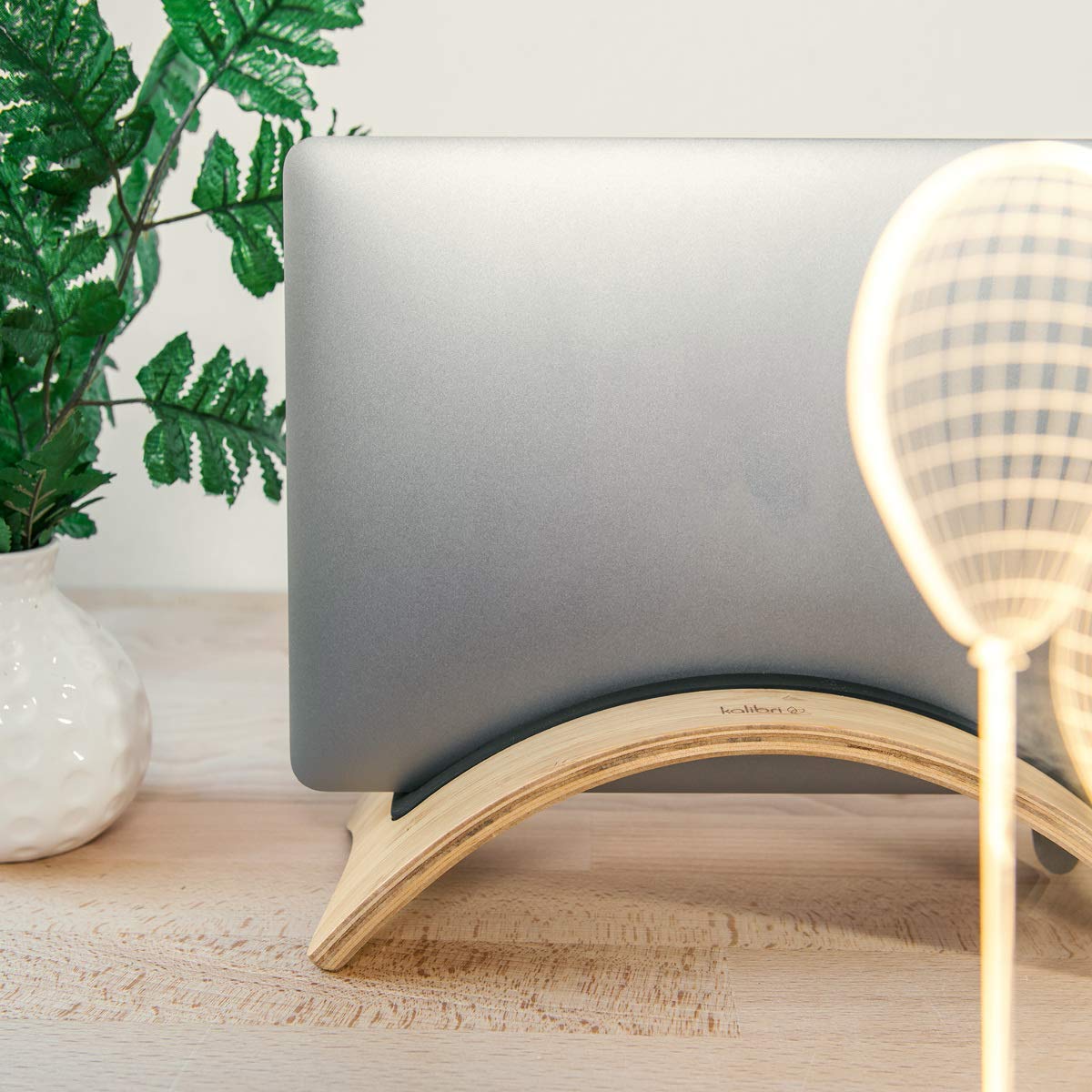 Kalibri Ξύλινη Βάση για Laptop / Notebook / Tablet - Bamboo Brown - 35474.24