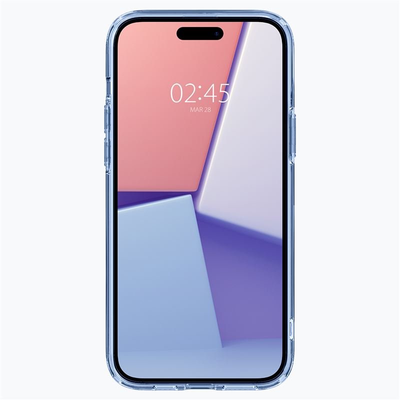 Spigen iPhone 15 Ultra Hybrid Σκληρή Θήκη με Πλαίσιο Σιλικόνης - Sky Crystal