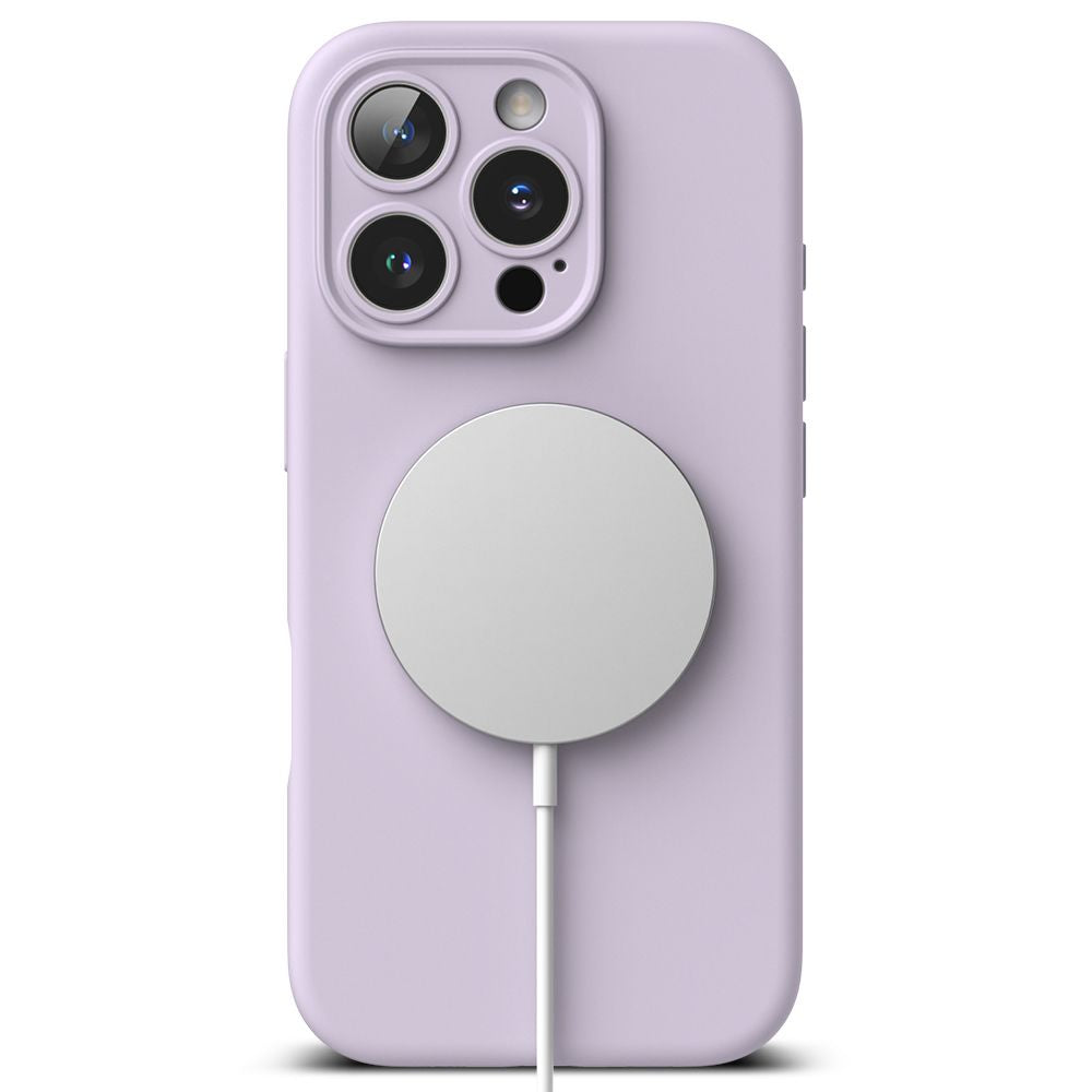 Ringke iPhone 16 Pro Max Silicone Magnetic MagSafe Case Θήκη Σιλικόνης με MagSafe - Light Purple