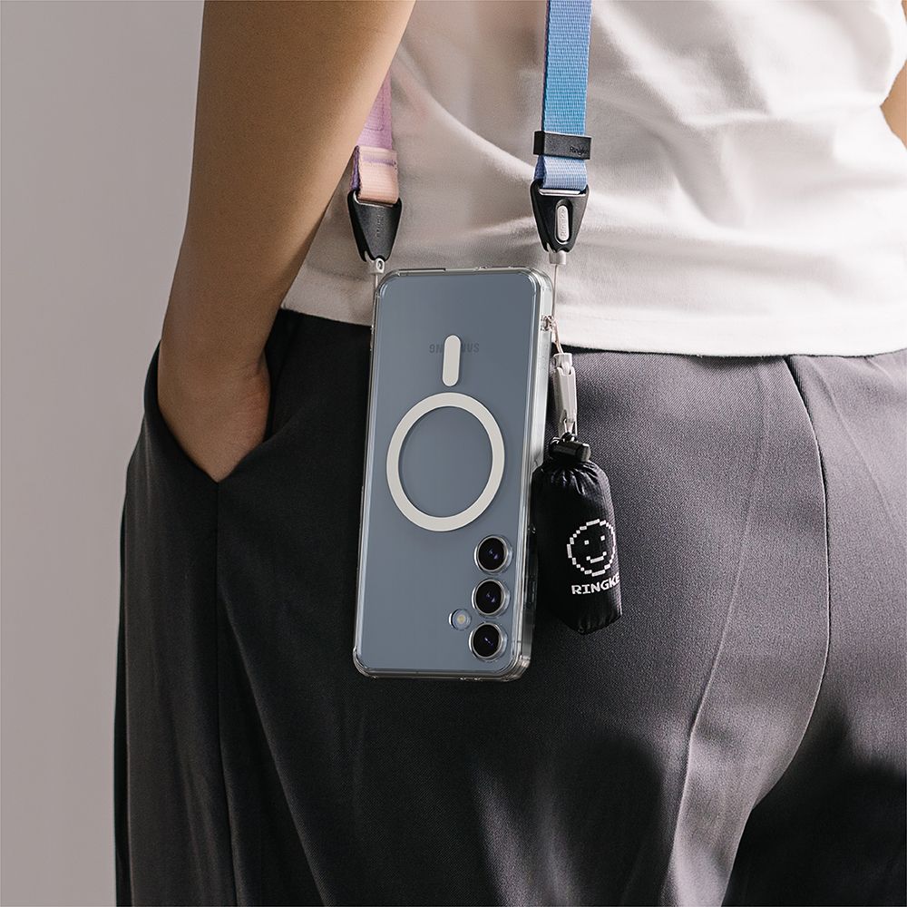 Ringke Samsung Galaxy S24 FE - Fusion Magnetic - Σκληρή Θήκη με Πλαίσιο Σιλικόνης και MagSafe - Διάφανη