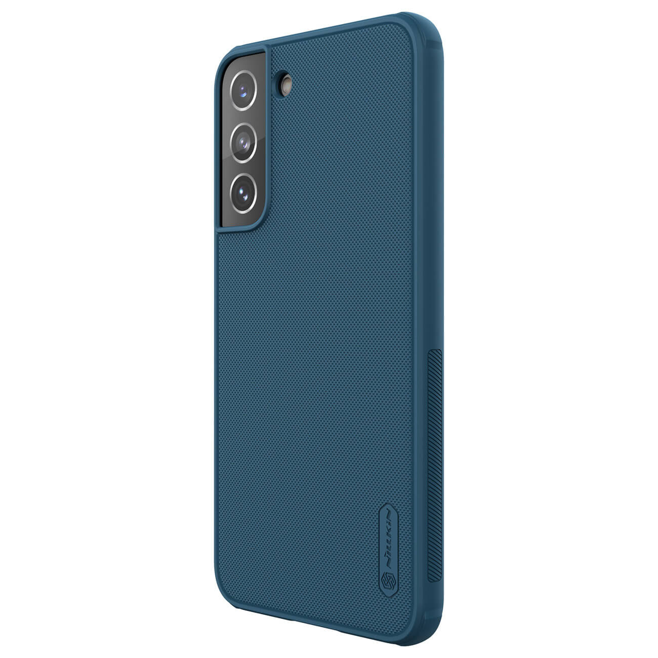 Nillkin Samsung Galaxy S22 Super Frosted Shield Pro Σκληρή Θήκη με Πλαίσιο Σιλικόνης - Blue