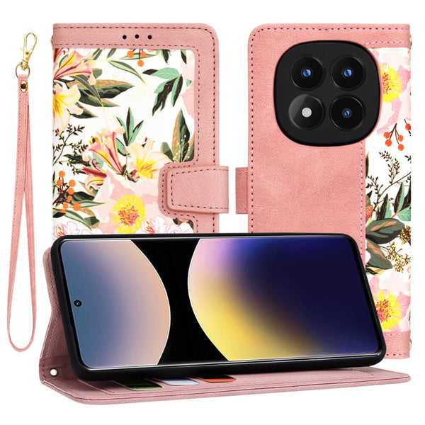 Techsuit Xiaomi Redmi Note 14 Pro+ 5G - FlipCraft - Θήκη Πορτοφόλι από Δερματίνη - Sweetheart Pink