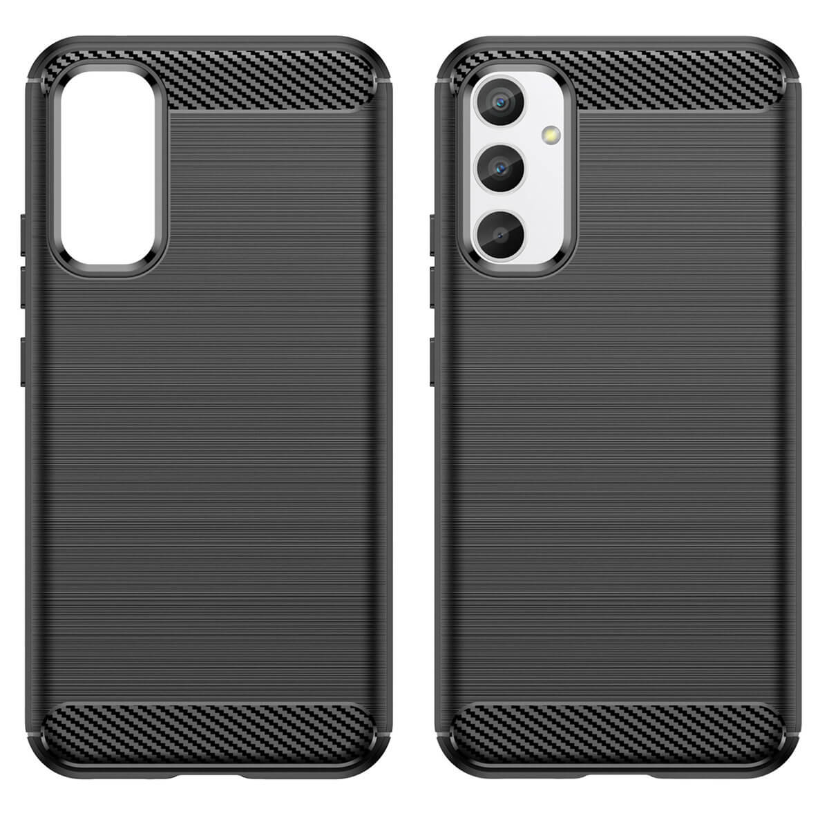OEM Samsung Galaxy A34 5G Θήκη Rugged Carbon TPU - Black