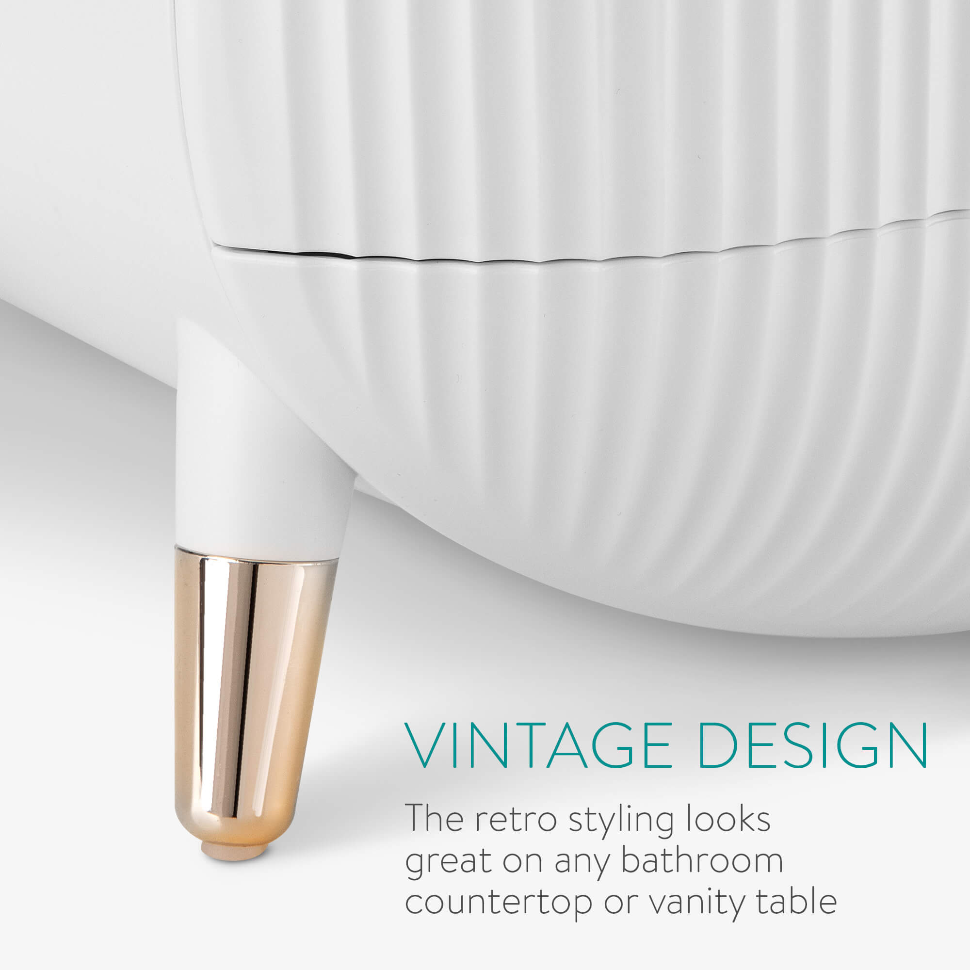 Navaris Διοργανωτής Καλλυντικών με 2 Συρτάρια - White - 53845.02