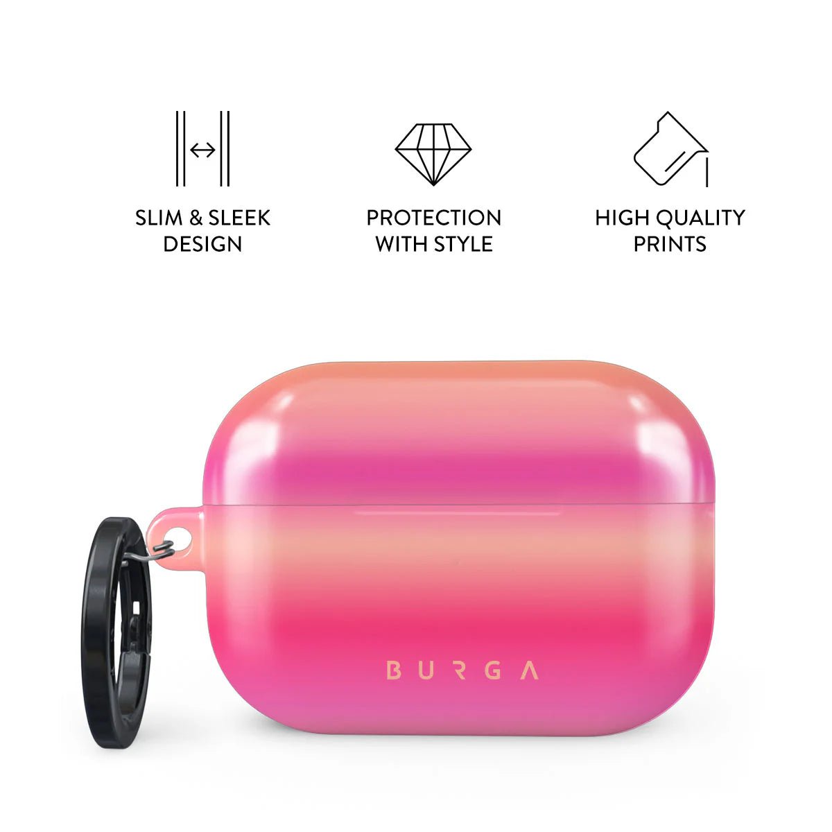 Burga AirPods Pro 2 Σκληρή Θήκη - SPF 100