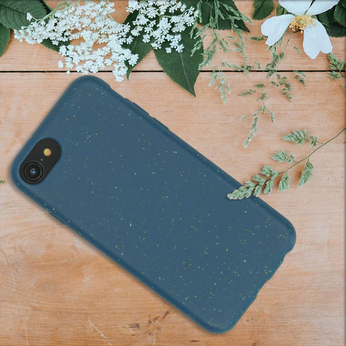 Kalibri iPhone SE 2022 / SE 2020 / 7 / 8 Θήκη Σιλικόνης TPU με Ανακυκλώσιμο και Βιοδιασπώμενο Υλικό - Dark Blue - 49106.17