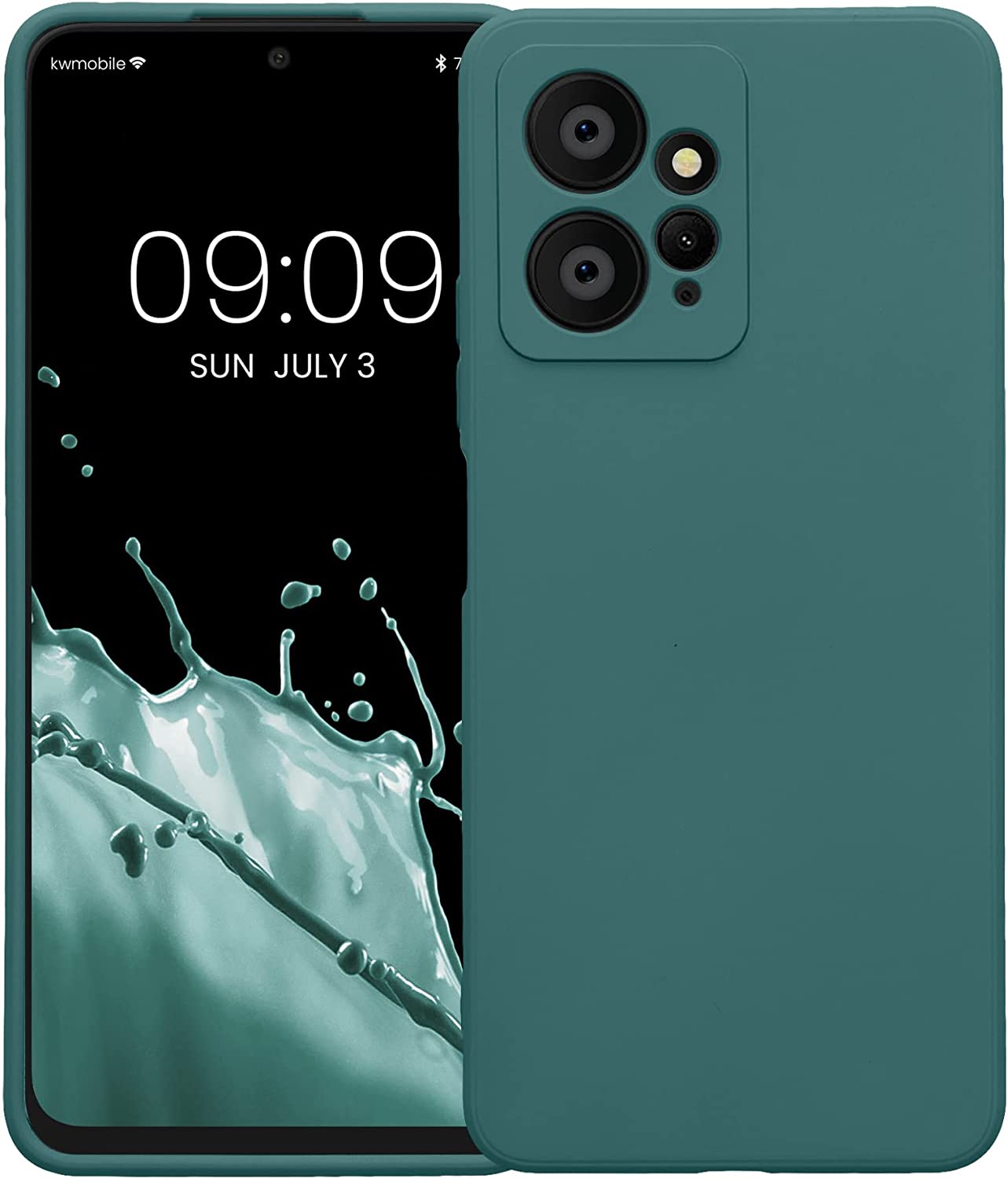 KW Xiaomi Redmi Note 12 4G Θήκη Σιλικόνης Rubberized TPU - Arctic Night - 61170.207