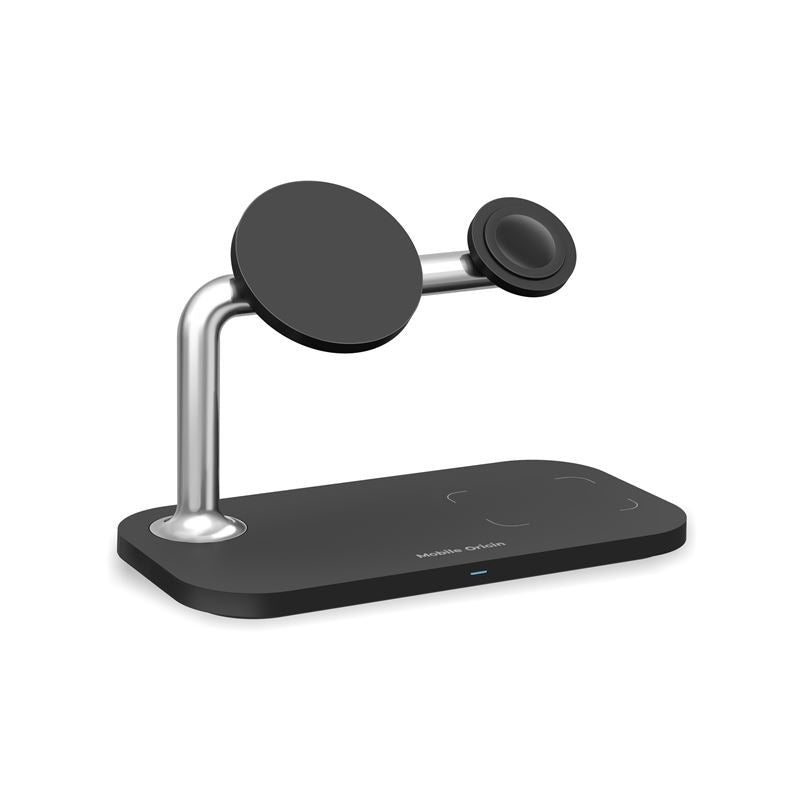Mobile Origin 3in1 Ασύρματη Βάση Φόρτισης MagSafe MO1 - Black