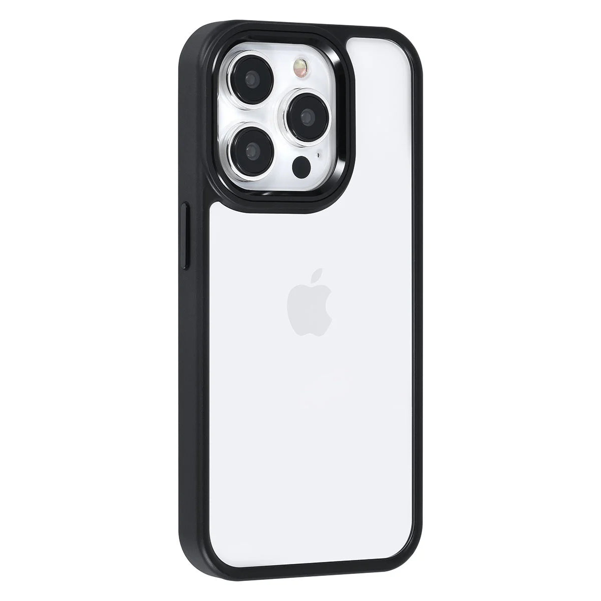 Tuniq iPhone 15 Pro - Σκληρή Θήκη με Πλαίσιο Σιλικόνης - Μαύρο / Διάφανο