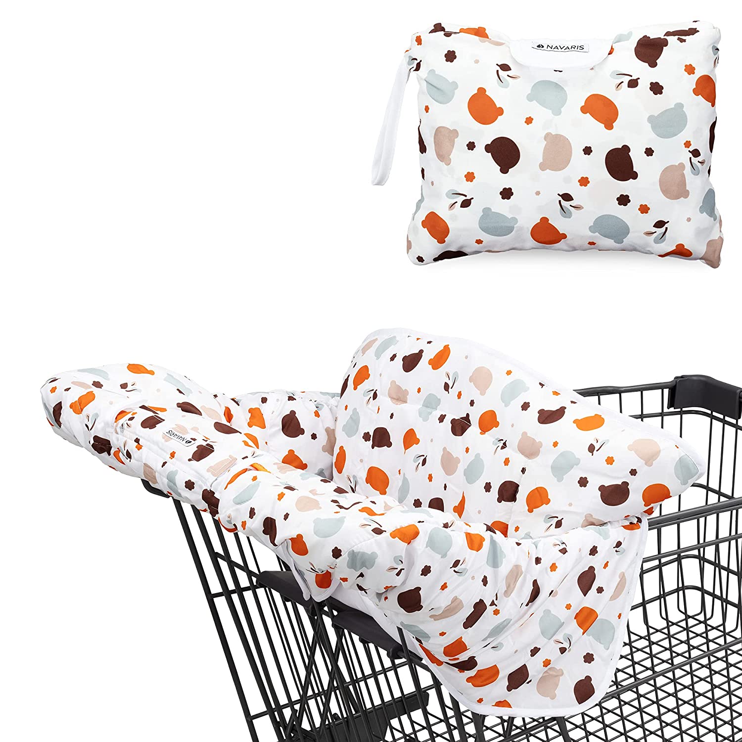 Navaris Προστατευτικό Κάλυμμα Μωρού για Καρεκλάκια και Καροτσάκι Αγορών - Multicolour - 52553.01