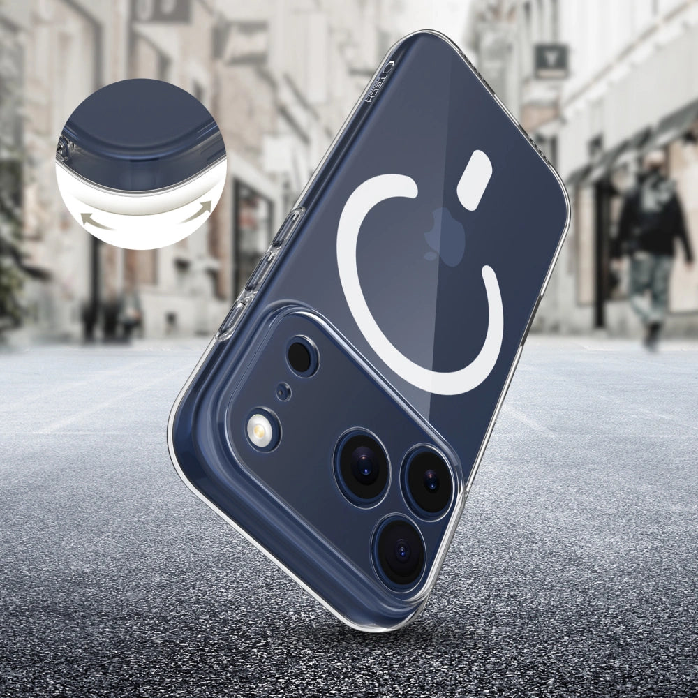 Tech-Protect iPhone 17 Pro Max Flexair Θήκη Σιλικόνης TPU με MagSafe - Clear