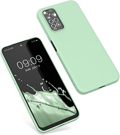 KW Xiaomi Redmi Note 11 / Redmi Note 11S Θήκη Σιλικόνης TPU - Mint Green Matte - 57368.50