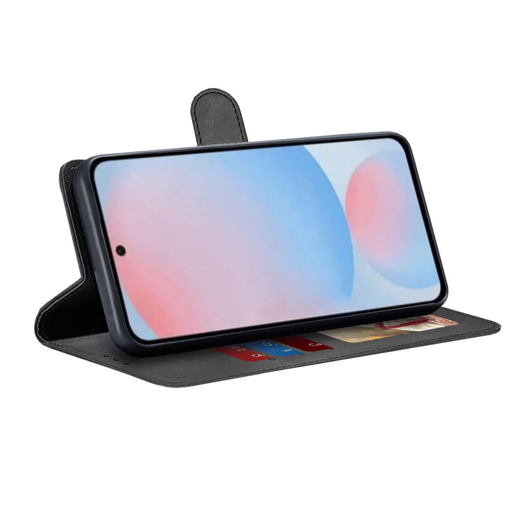 Techsuit Samsung Galaxy A56 5G - Diary Book - Θήκη Πορτοφόλι από Δερματίνη με Stand - Black