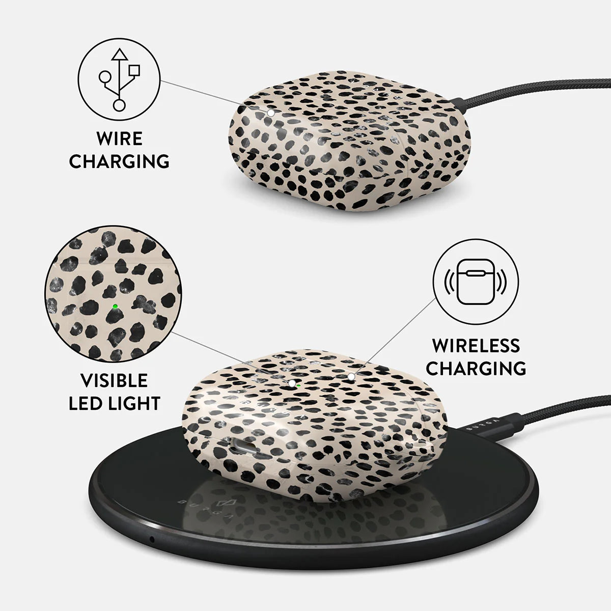 Burga AirPods 3 Σκληρή Θήκη - Almond Latte