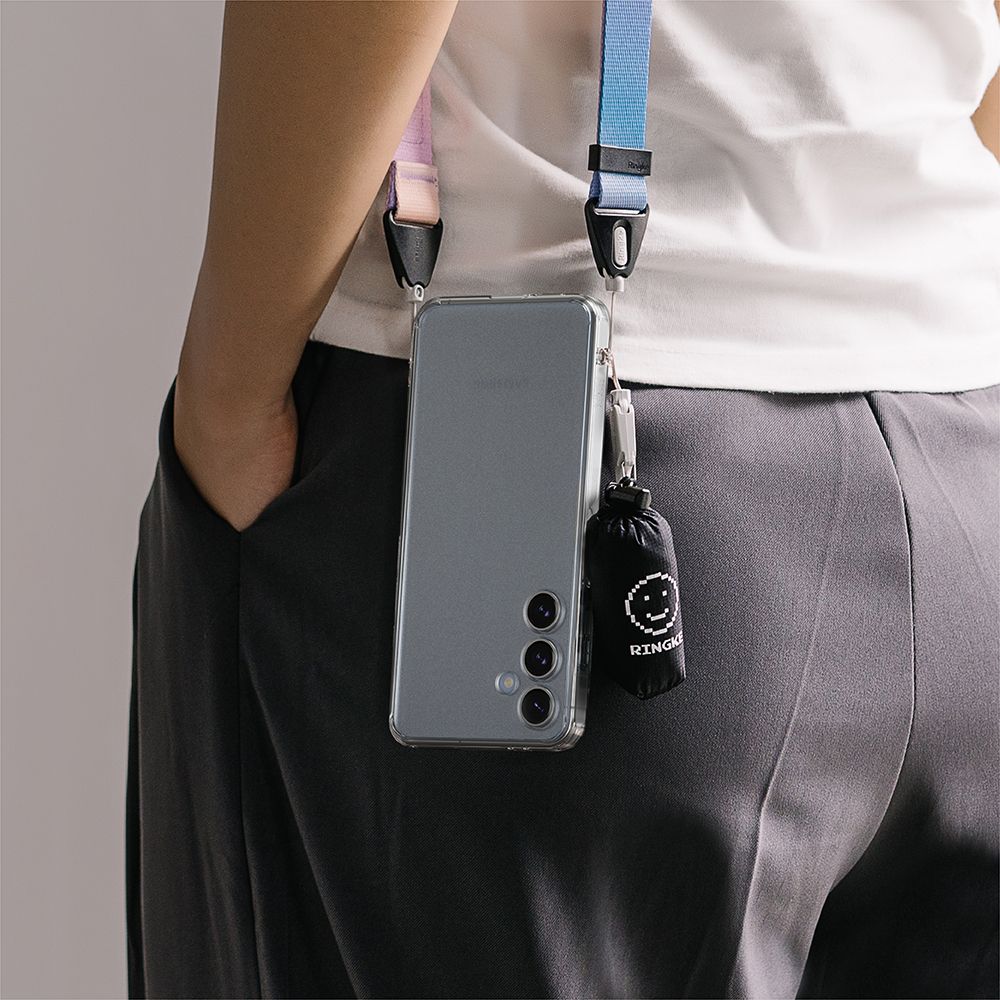 Ringke Samsung Galaxy S24 FE Fusion Σκληρή Θήκη με Πλαίσιο Σιλικόνης - Διάφανη