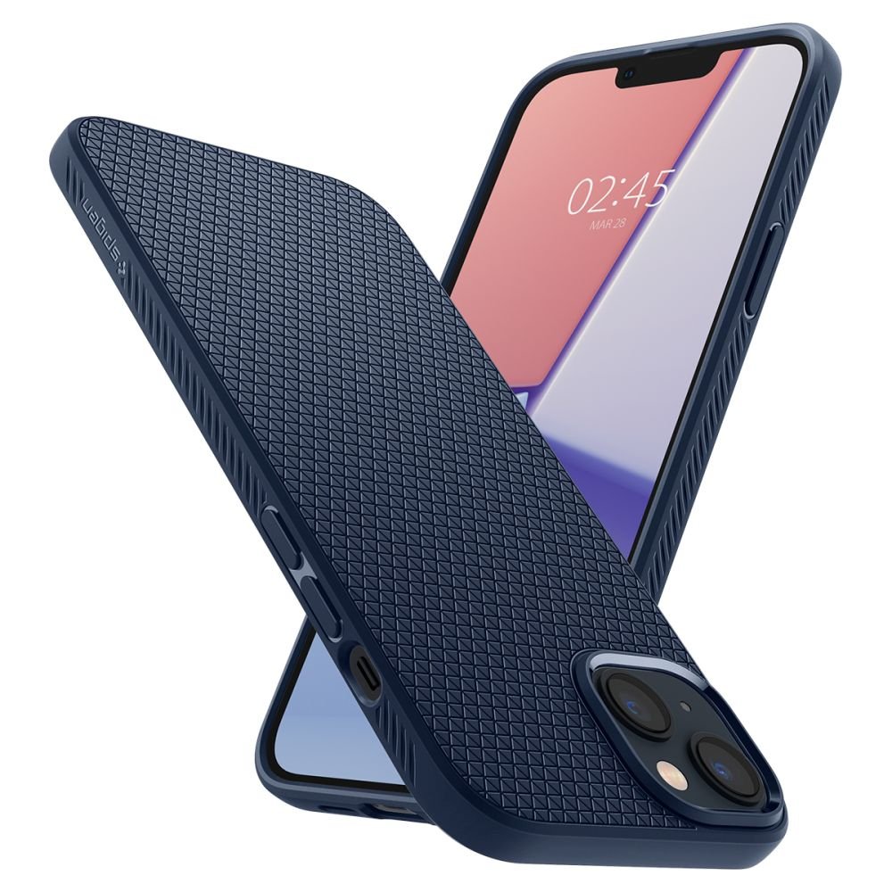 Spigen iPhone 14 Plus / iPhone 15 Plus Liquid Air Θήκη Σιλικόνης - Navy Blue
