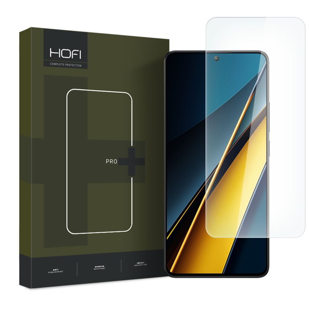Hofi Xiaomi Poco X6 Pro 5G Pro+ Glass 0.3mm 9H Tempered Glass Αντιχαρακτικό Γυαλί Οθόνης - Διάφανο