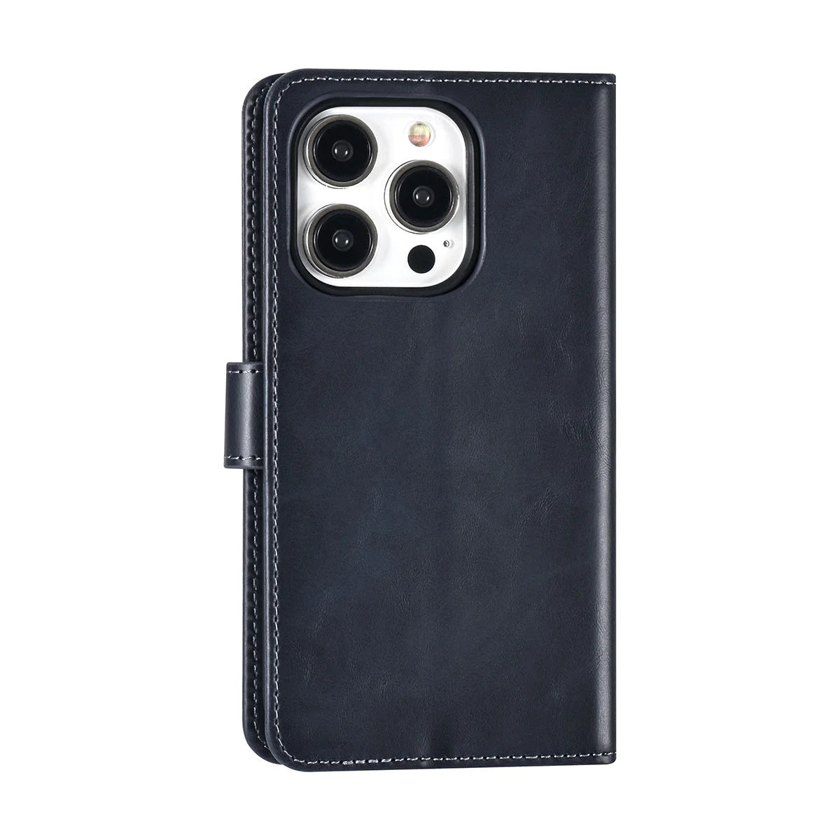 Tuniq iPhone 15 Pro - 2 σε 1 - Θήκη Πορτοφόλι από Δερματίνη με Αποσπώμενη Θήκη - Μπλε