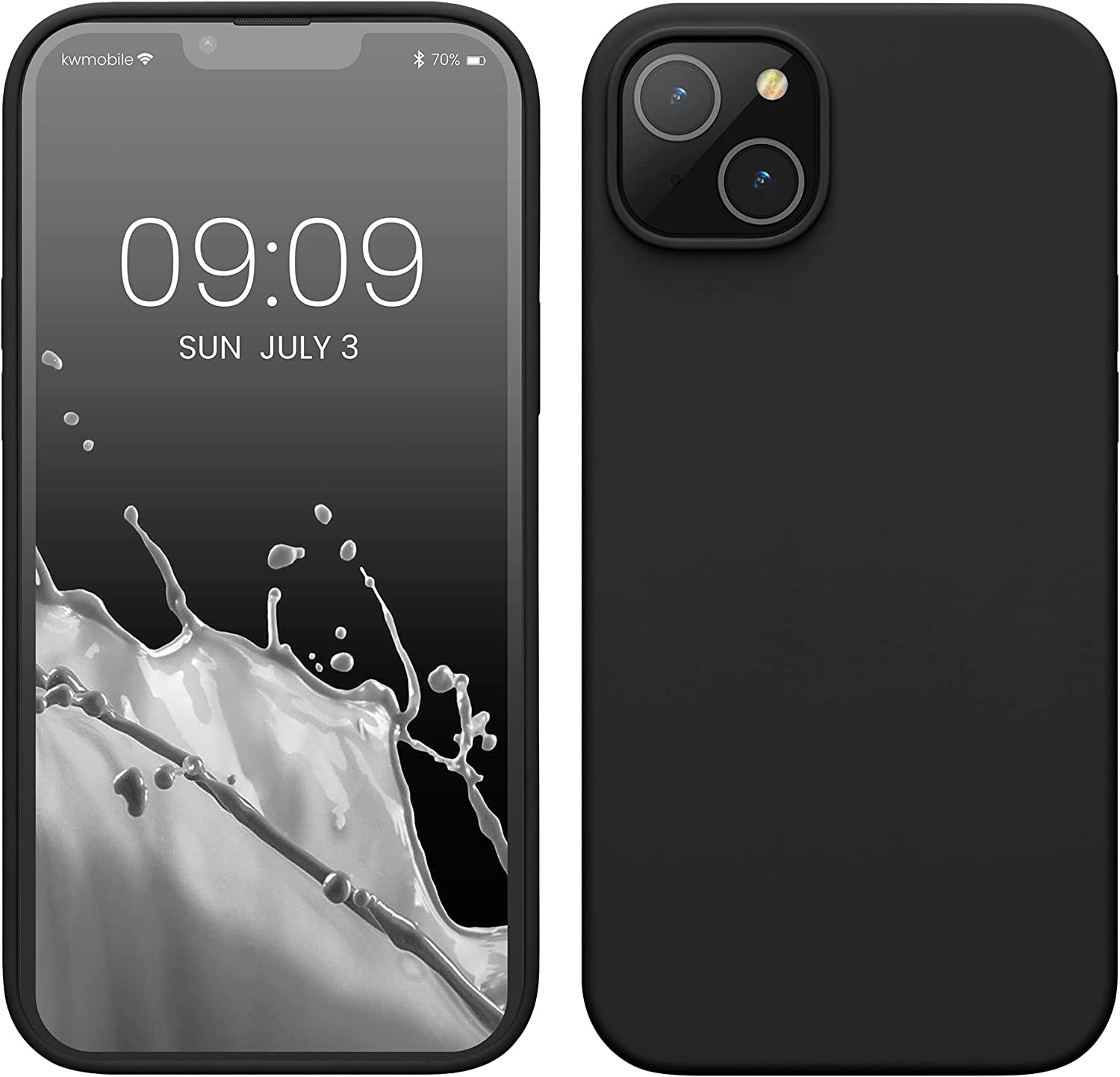 KW iPhone 14 Plus Θήκη Σιλικόνης TPU - Black - 59072.01