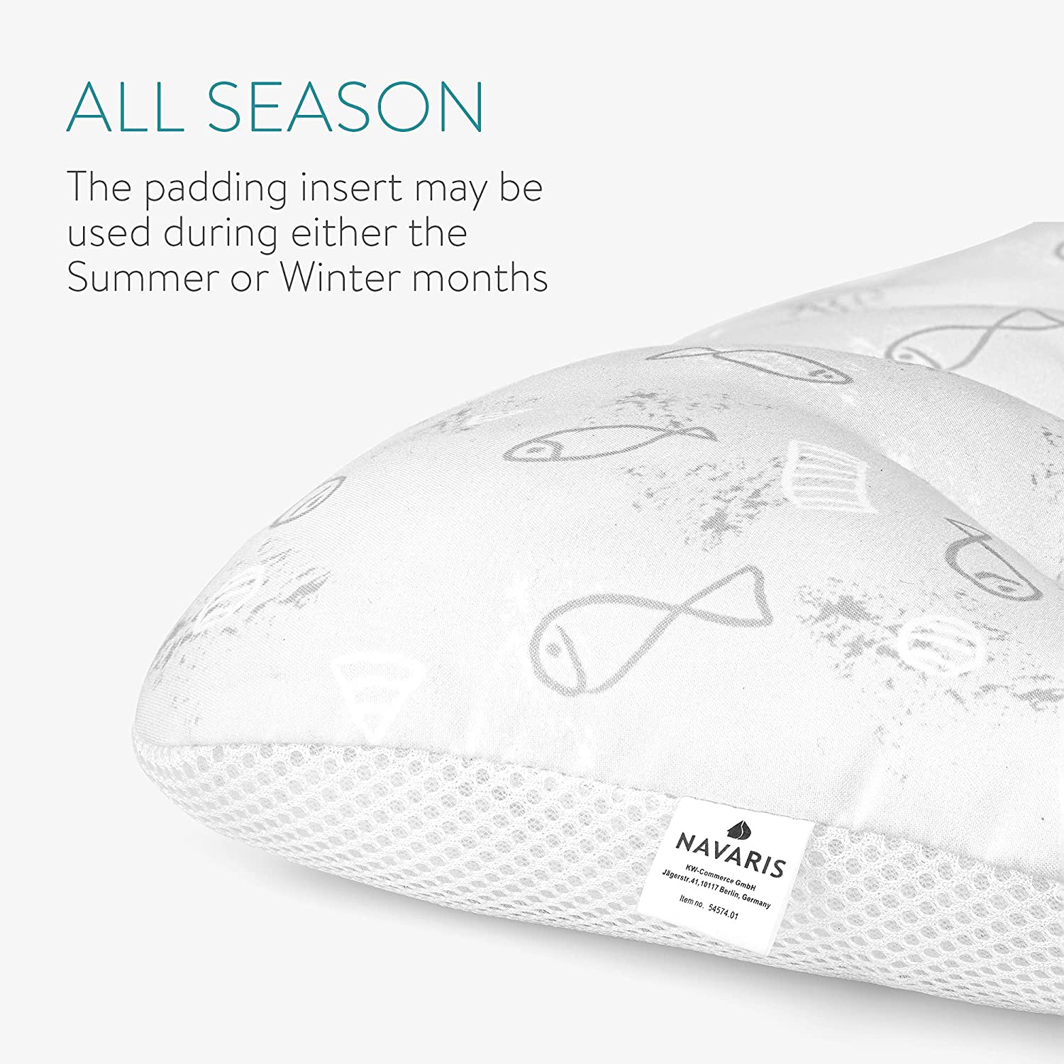 Navaris Παιδικό Κάλυμμα Καθίσματος - Grey - 54574.01