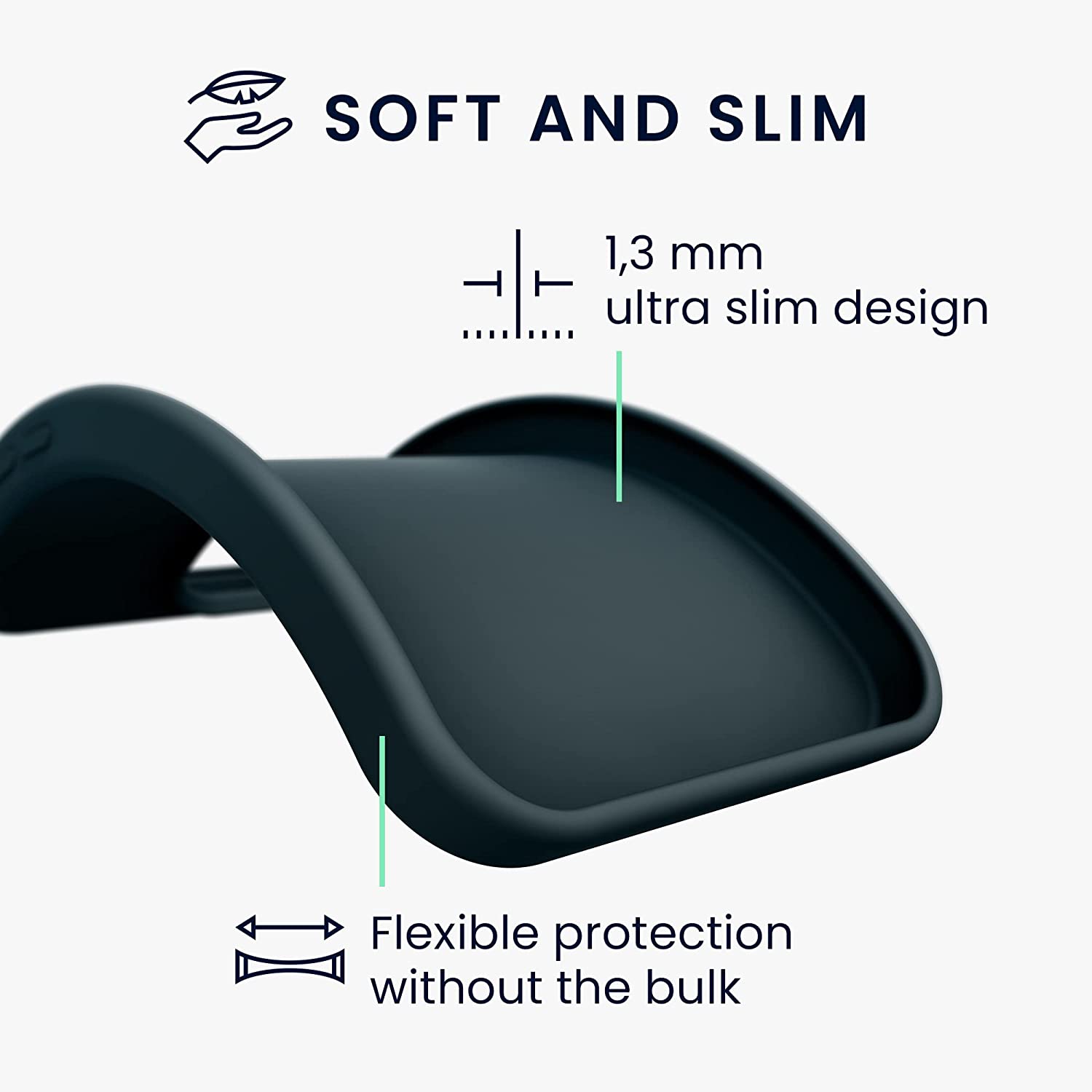 KW Samsung Galaxy A13 5G Θήκη Σιλικόνης TPU - Dark Slate - 58919.202