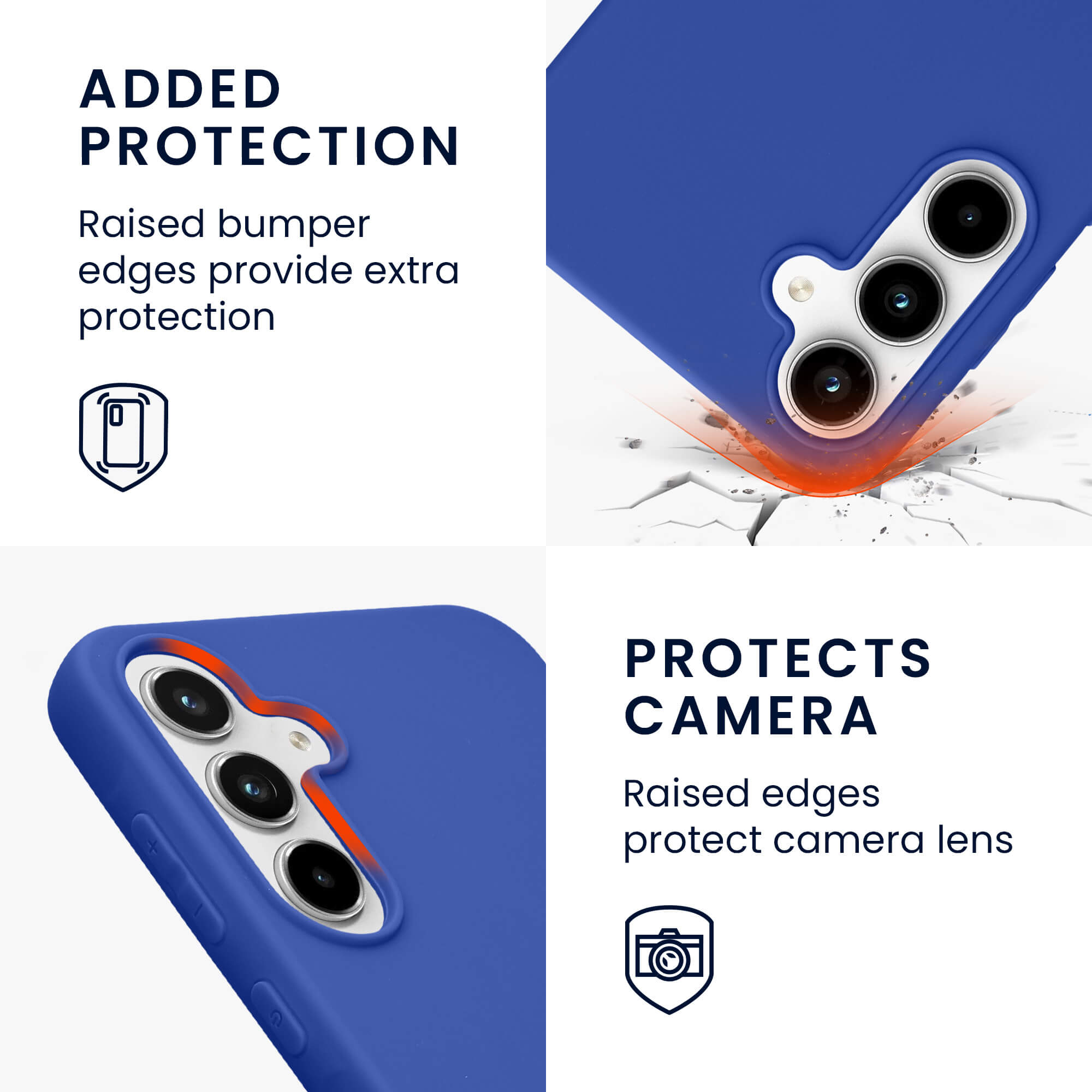 KW Samsung Galaxy A55 5G Λεπτή Θήκη Σιλικόνης TPU - Baltic Blue