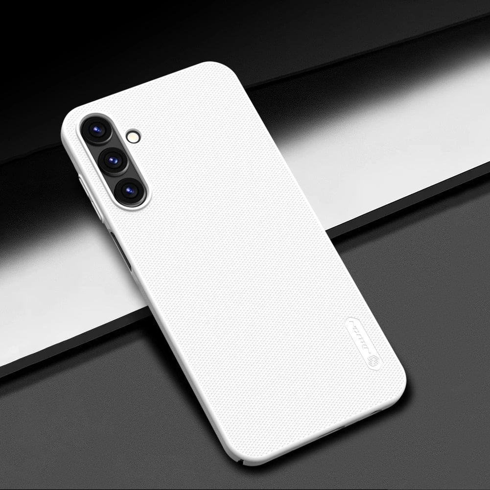 Nillkin Samsung Galaxy A15 4G / A15 5G Super Frosted Shield Σκληρή Θήκη με Πλαίσιο Σιλικόνης - White
