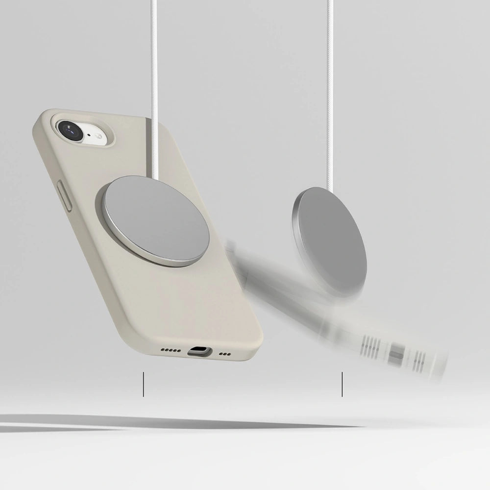 Ringke iPhone 16e Silicone Magnetic MagSafe Case Θήκη Σιλικόνης με MagSafe - Stone
