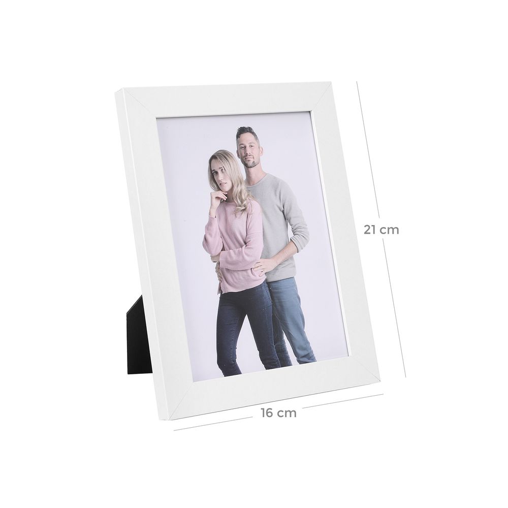 Songmics Σετ με 3 Κορνίζες για Φωτογραφίες 13 x 18 cm - White - RPF33WT