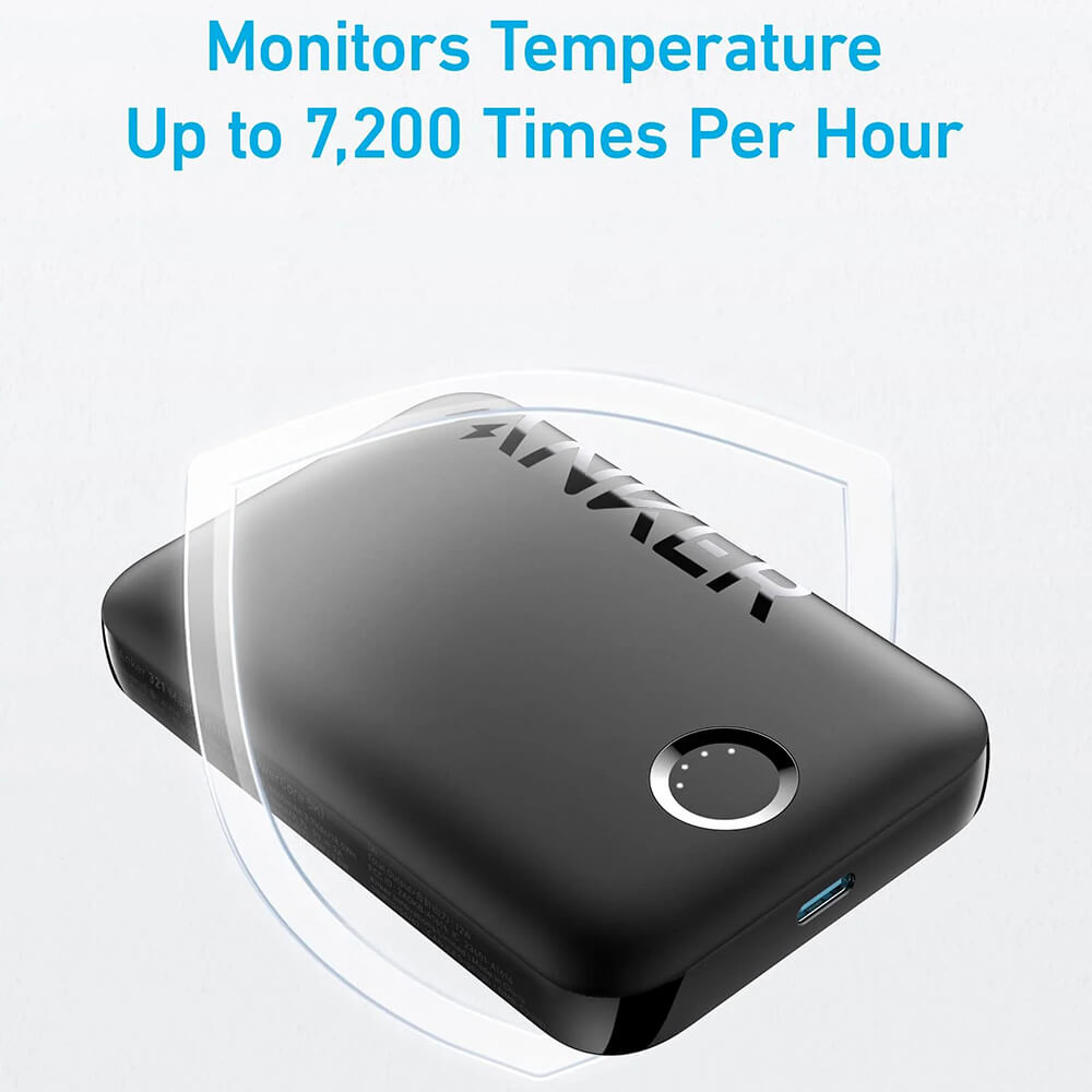 Anker Ασύρματο MagSafe Power Bank 321 - 5000mAh με 1 Θύρα Type-C - Black