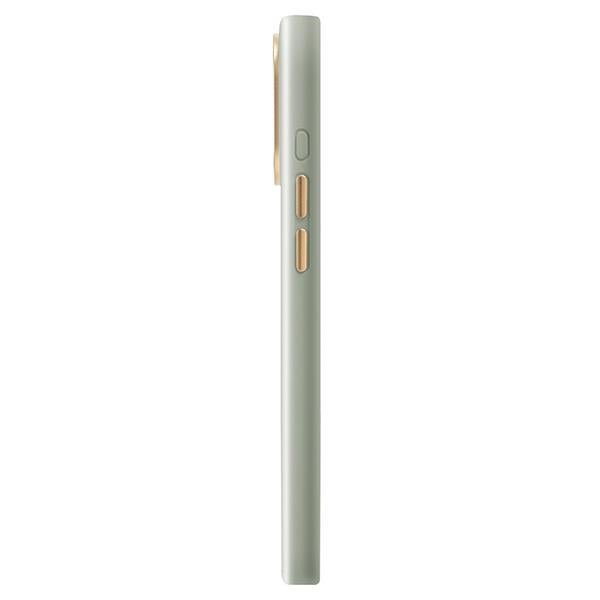 Uniq iPhone 15 Pro Max Coehl Creme Σκληρή Θήκη MagSafe με Πλαίσιο Σιλικόνης και Λουράκι - Soft Sage