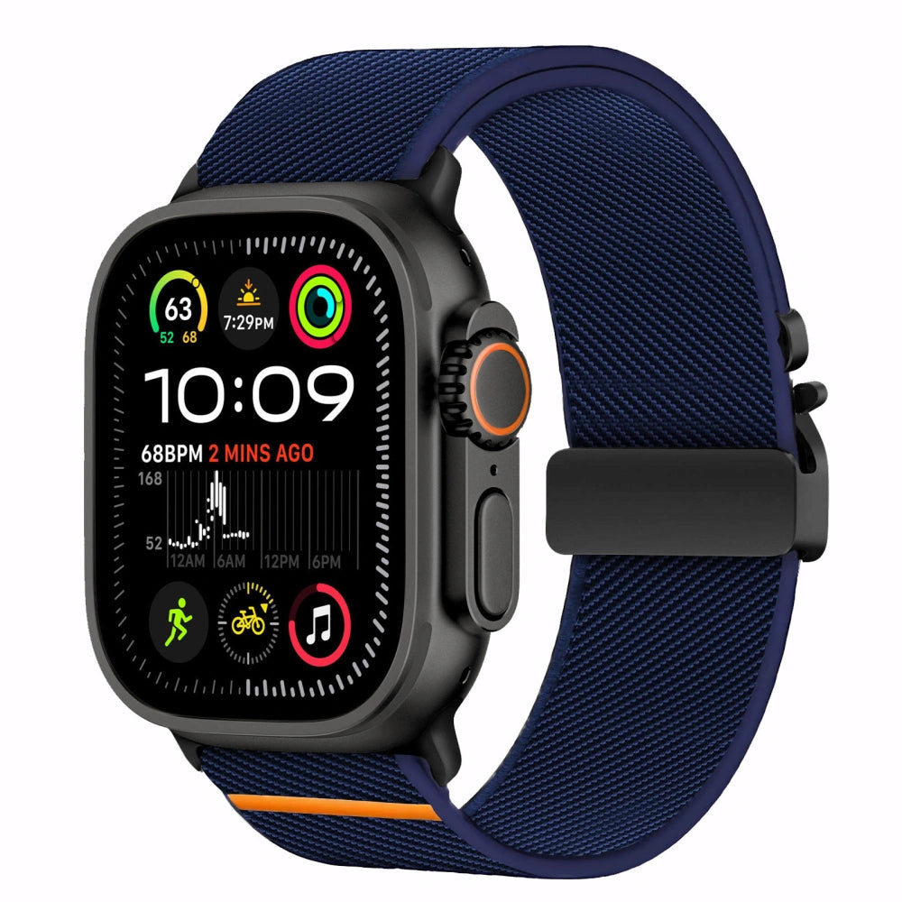 Tech-Protect Λουράκι Apple Watch 8/9/10/11 - SE (1/2/3) - Ultra (1/2/3) – 44/45/46/49mm Nylon Clasp - Navy