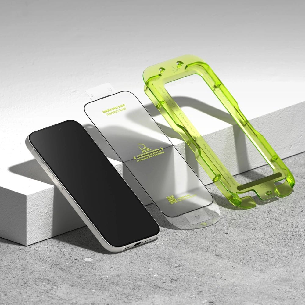 Ringke iPhone 17 - Easy Slide - Case Friendly Αντιχαρακτικό Γυαλί Οθόνης - 2 Τεμάχια - Black