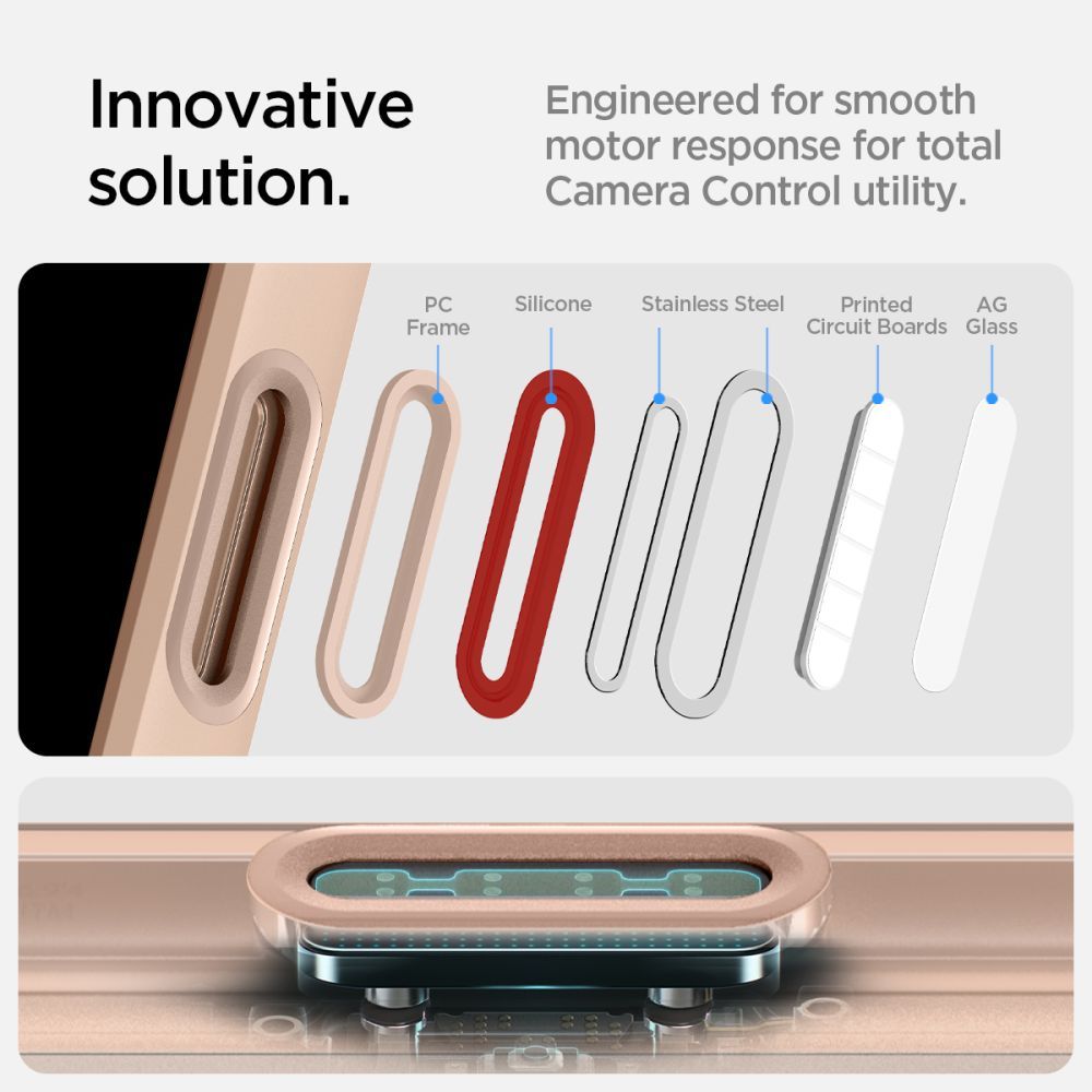 Spigen iPhone 16 Pro Max Ultra Hybrid T Mag Σκληρή Θήκη με Πλαίσιο Σιλικόνης με MagSafe - Frost Rose Titanium