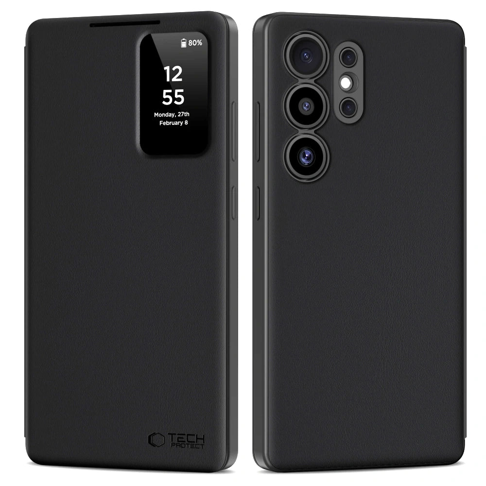 Tech-Protect Samsung Galaxy S25 Ultra Smart Wallet - Θήκη με Θέση για 1 Κάρτα - Matte Black