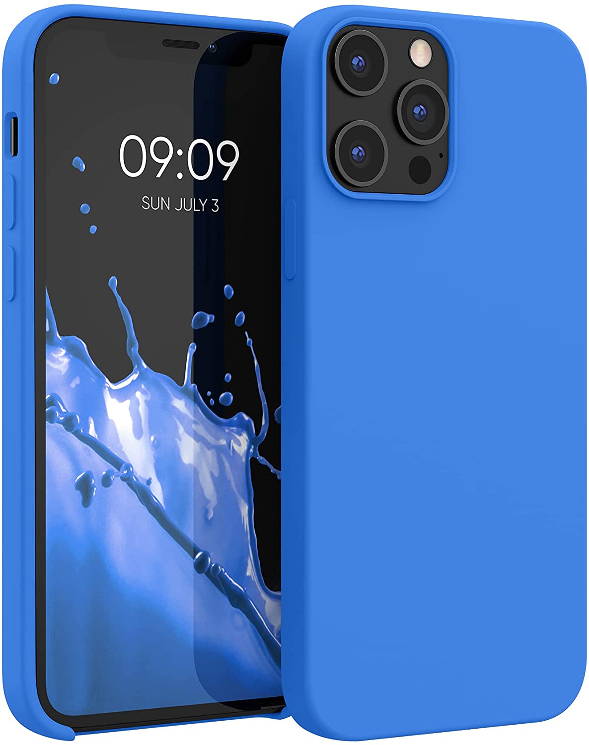 KW iPhone 12 Pro Max Θήκη Σιλικόνης Rubber TPU - Surf Blue - 52644.189