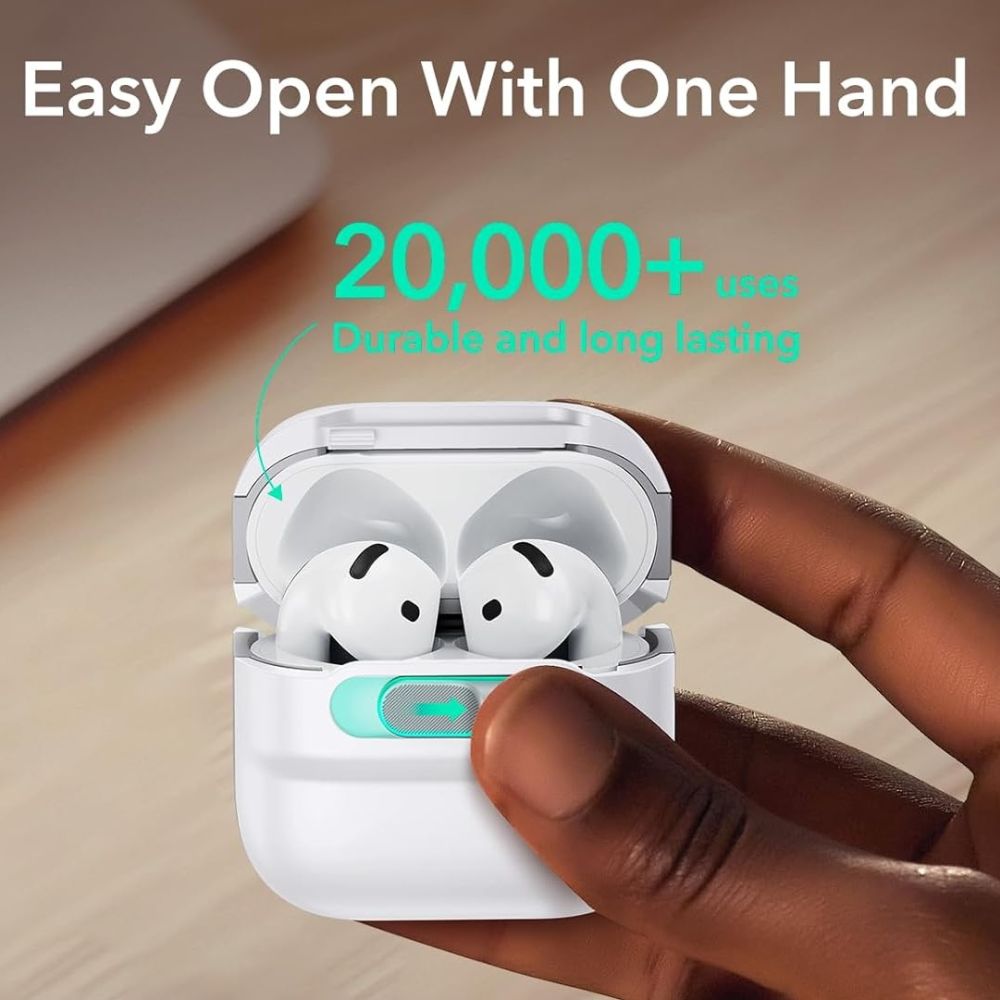 ESR AirPods 4 Θήκη από Σκληρό Πλαστικό με MagSafe - Pulse Halolock - White