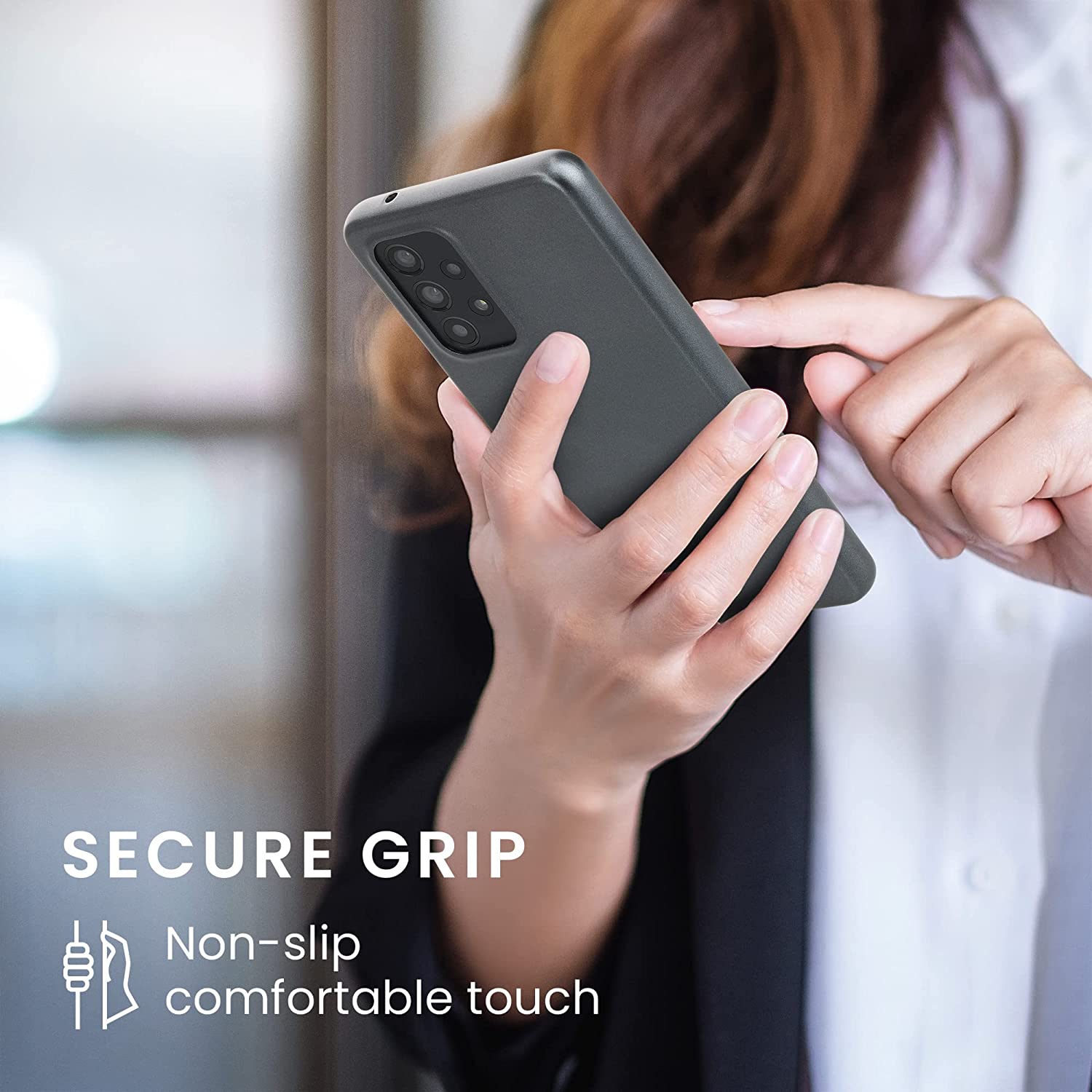 KW Samsung Galaxy A53 5G Θήκη Σιλικόνης TPU - Metallic Grey - 58019.232