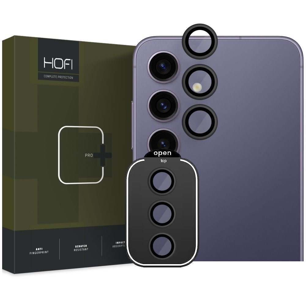 Hofi Samsung Galaxy S24 CamRing Pro+ Αντιχαρακτικό Γυαλί για την Κάμερα - Black