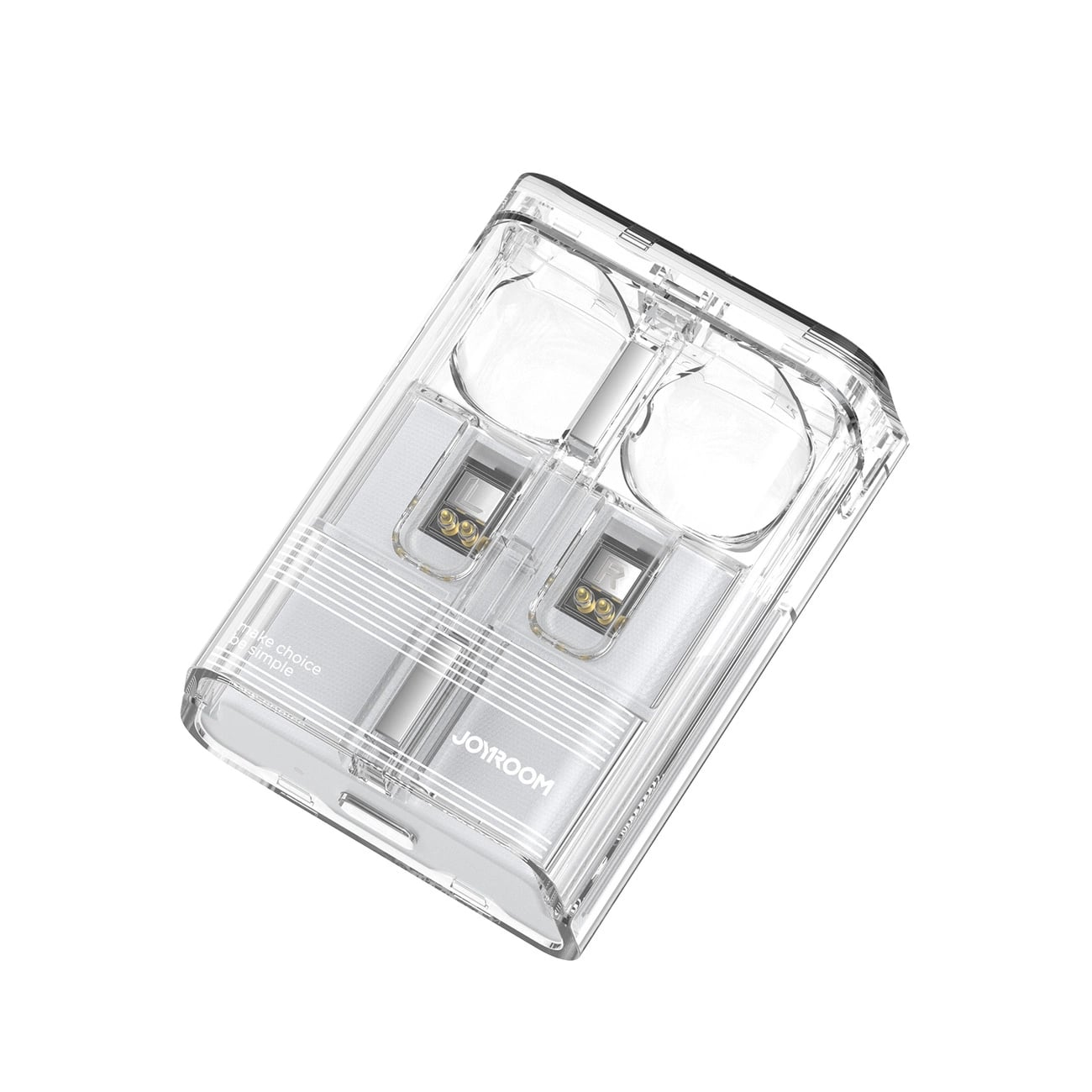 Joyroom IceLens Series TWS Bluetooth 5.3 - Ασύρματα ακουστικά για Κλήσεις / Μουσική - White - JR-TC1