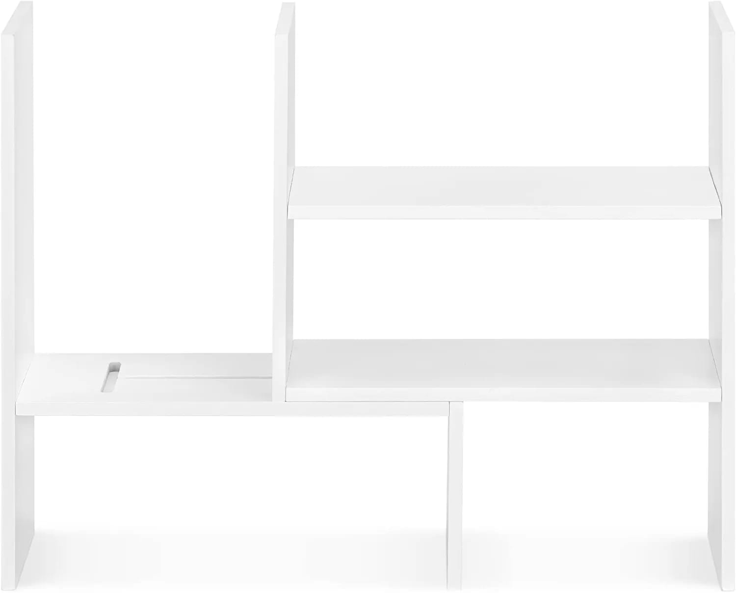 Navaris Βάση Οργάνωσης Γραφείου από Μπαμπού - White - 54165.02