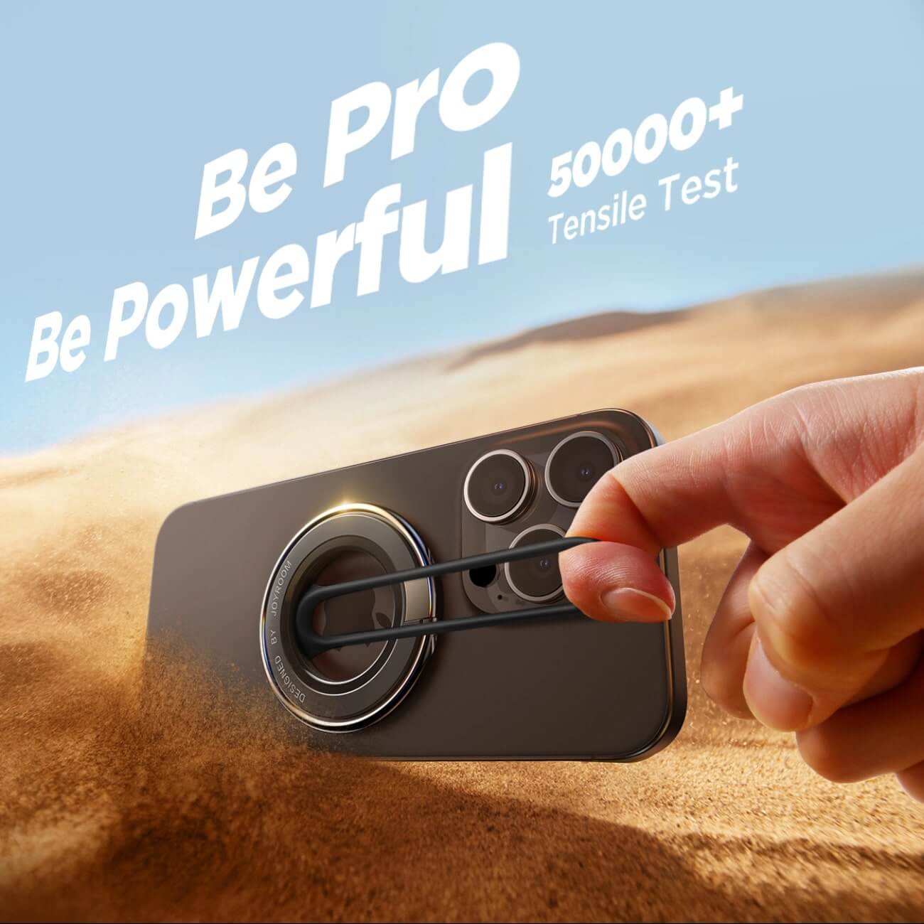 Joyroom JR-ZS383 MagSafe Phone Holder - Δαχτυλίδι Συγκράτησης Κινητού - Βάση Στήριξης - Black