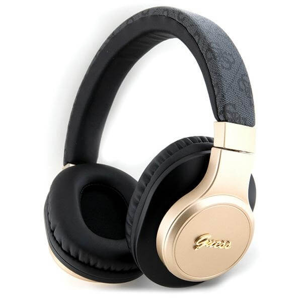 Guess Over-Ear 4G Script - Ασύρματα Bluetooth Ακουστικά - Black