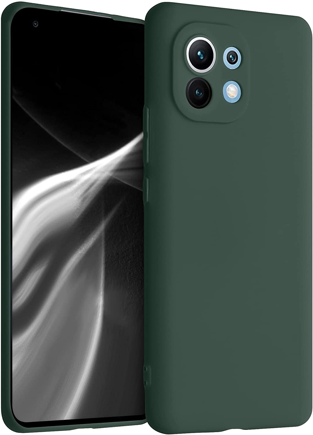 KW Xiaomi Mi 11 Θήκη Σιλικόνης TPU - Moss Green - 54188.169