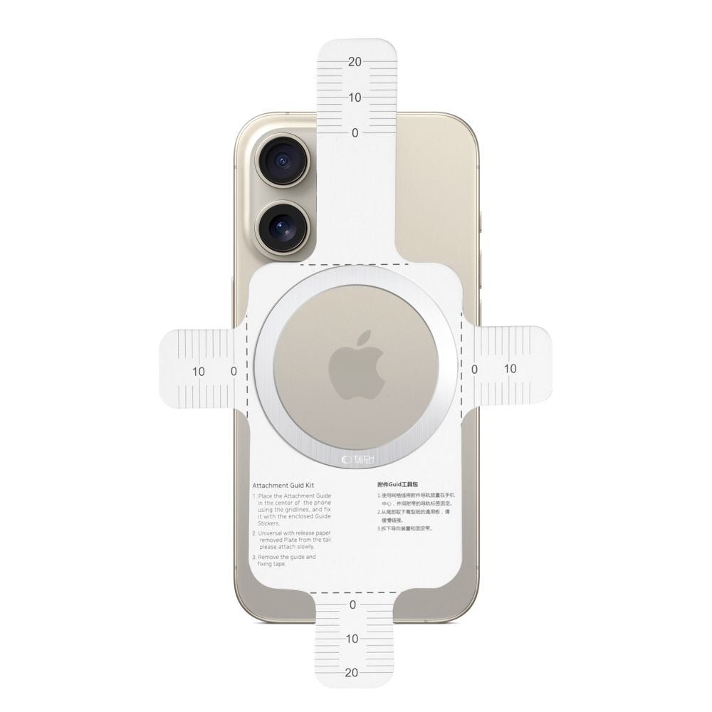 Tech - Protect MMP - 110 Magnetic Δακτύλιος MagSafe - 2 Τεμάχια - Silver / Silver