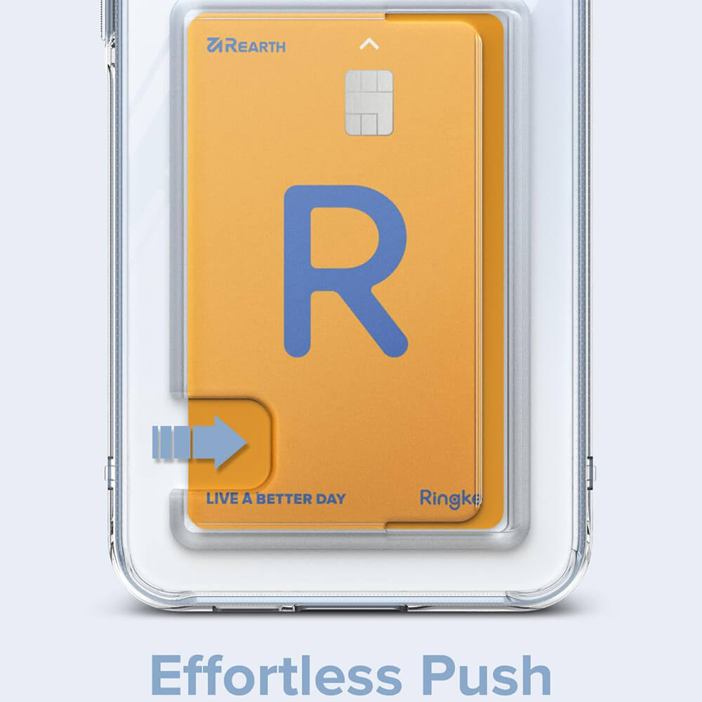 Ringke Samsung Galaxy A35 5G - Fusion Card - Σκληρή Θήκη με Πλαίσιο Σιλικόνης - Clear