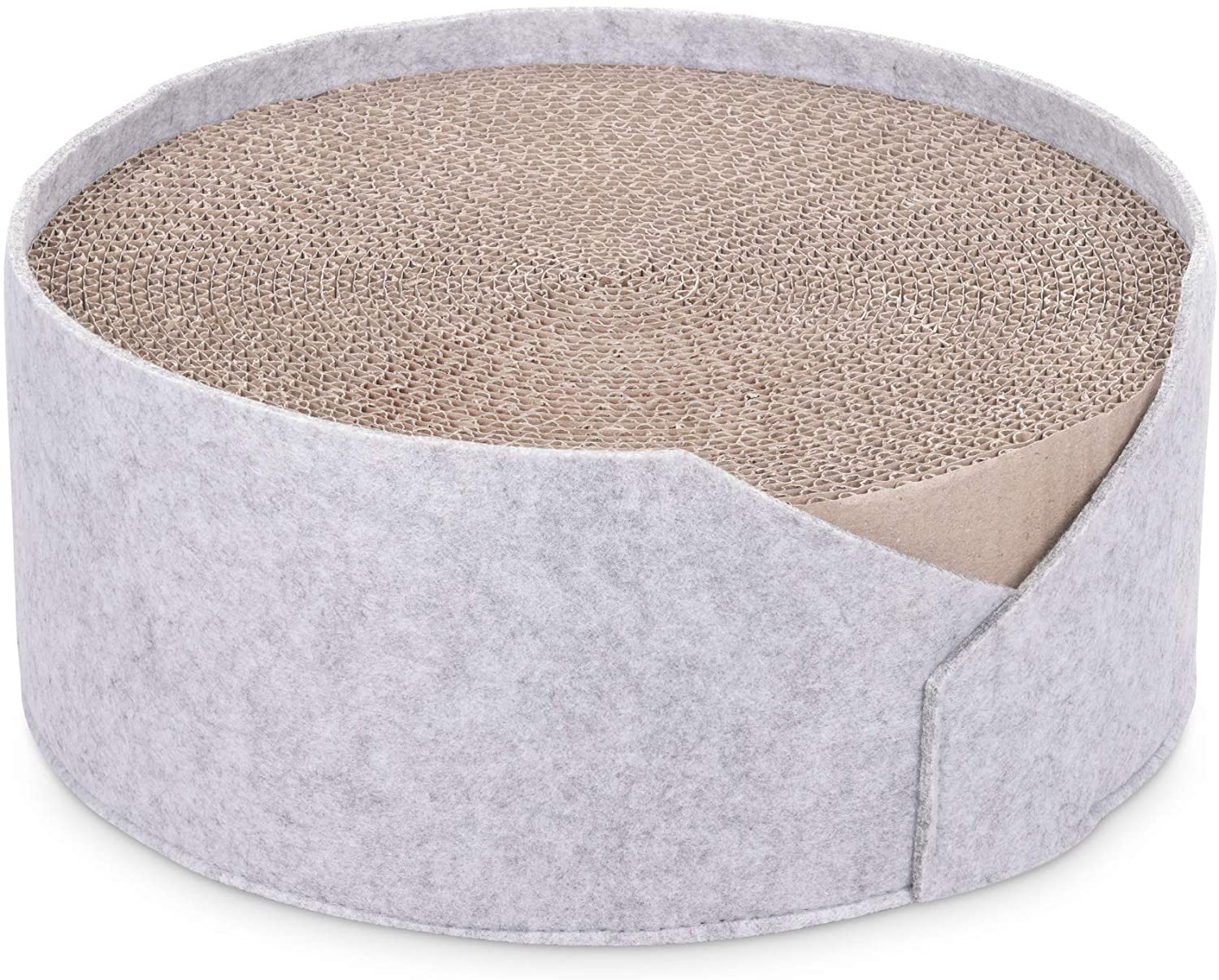 Navaris Ονυχοδρόμιο Γάτας - Round - 36cm x 36cm x 14cm - Brown - 52547.01