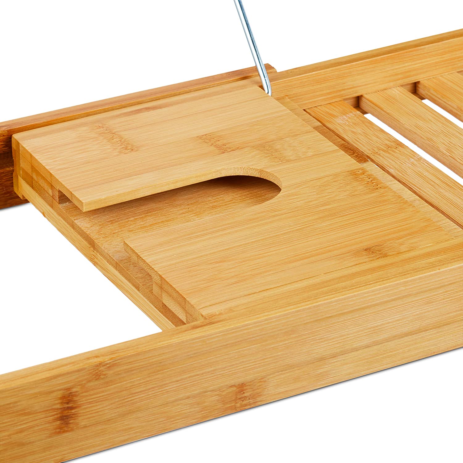 Relaxdays Ξύλινη Βάση από Μπαμπού για τη Μπανιέρα - Natural - 4052025203191