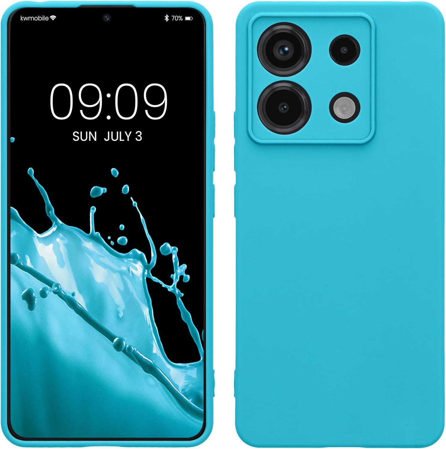 KW Xiaomi Redmi Note 13 Pro 5G / Poco X6 5G Θήκη Σιλικόνης TPU - Cool Glacier