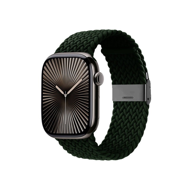 Crong Λουράκι Apple Watch 4/5/6/7/8/9/10/11 - SE (1/2/3) - Ultra (1/2/3) - 42/44/45/49mm Wave Band - Green